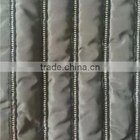 Stripe Quilting Fabric With Velvet Ribbon photo-5