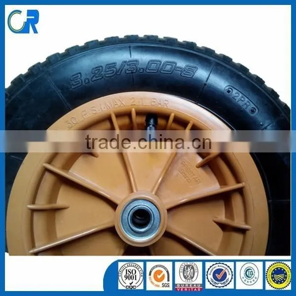 Cheap Wheel Barrow Nylon Inflatable Air Tyre 3.00-8 photo-6