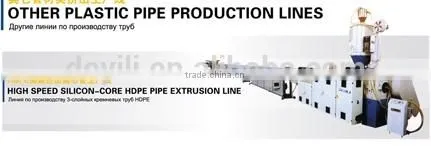 HDPE Silicon-core Pipe Extrusion Production Line photo-2