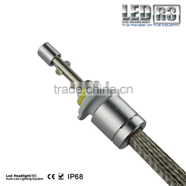 New Generation R3 LED Headlight 9005 Copper Heat Dissipation Belt Fanless 4800lm R3 Led Headlight 9005 photo-3