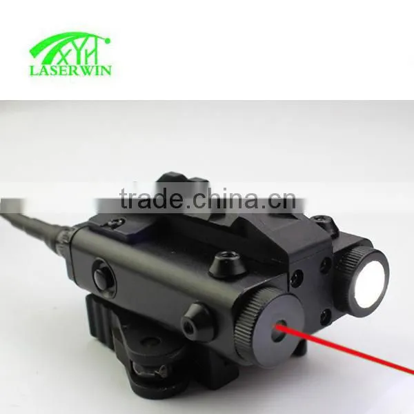 Military Optical Red Laser Sight Riflescope Hunting Red Dot Sight and Tactical Flashlight Combo photo-2
