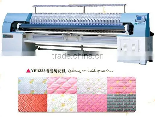 High Quality YBD168 Rolling Type Computerized Quilting Embroidery Machine