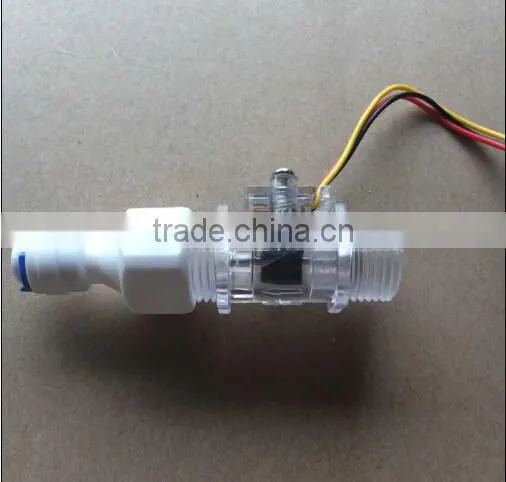 1/2" Magnetic Plastic Water Liquid Flow Sensor for Water Heater photo-2