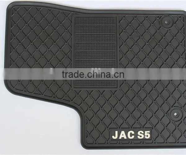 Used For JAC S5 Cheap Rubber Car Floor Mats With Logo Customized PVC Car Mat photo-3