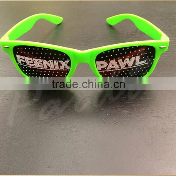HOT Selling Printing Party Promotional Pinhole Glasses photo-4