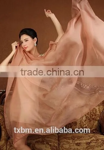Long Silk Shawl , Beach Silk Scarves photo-3