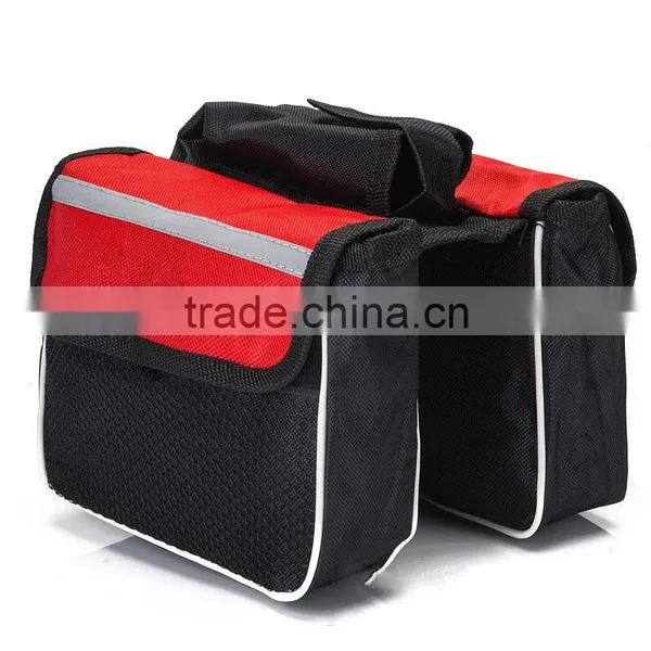 Custom Riding Bike Saddle Bag With Reflective Stripe photo-3