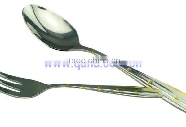 Factory Direct Qana Stainless Steel Cutlery Set With Mirror Polish for Euro Market photo-3