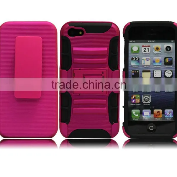New Antishock Belt Clip Holster Case For IPhone 5