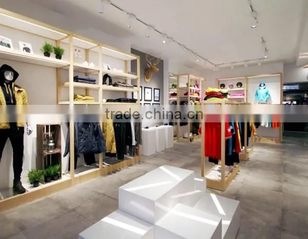 New Design Fashion Garment Retail Wall Hung Display Cabinets photo-2