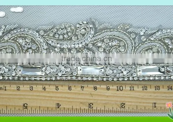 Garment Accessories and Beaded Bridal Trims for Wedding Dress photo-3