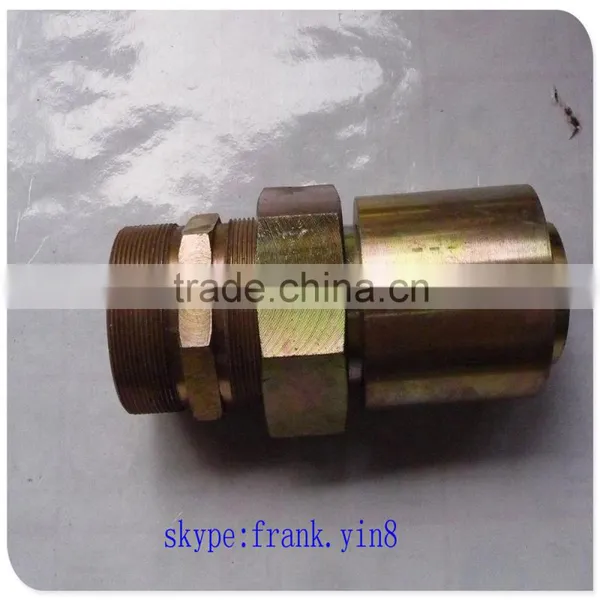Zinc Plated Hydraulic Hose Fitting in Oil Field