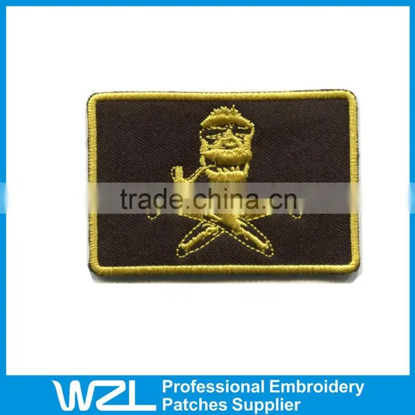 Wholesale Embroidered Patches Woven Patch Badge photo-4