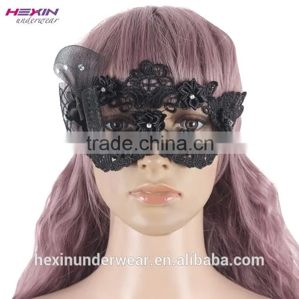 Red Flower Bat Shape Lace Party Mask Masquerade Masks NO MOQ photo-4