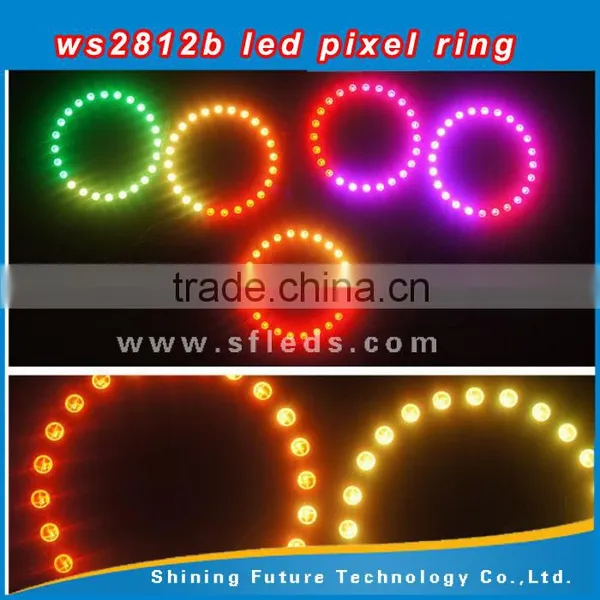 SMD5050 Ws2812b Addressable Rgb Led Pixel Ring Aluminium LED Hula Hoops
