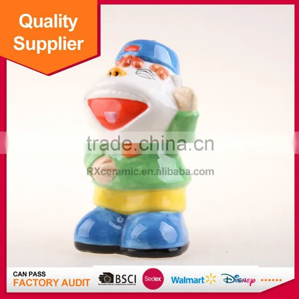Promotional Little Boy Shape Lovely Boy in a Hat Ceramic Saving Bank photo-3