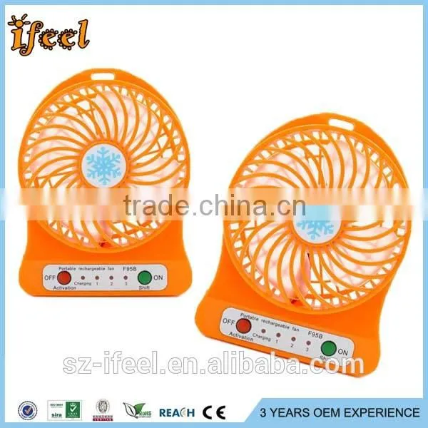 NEW Outdoor Protable Mini Cooling USB Desk Fan Super Mute Cooler Desktop PC Blue photo-6