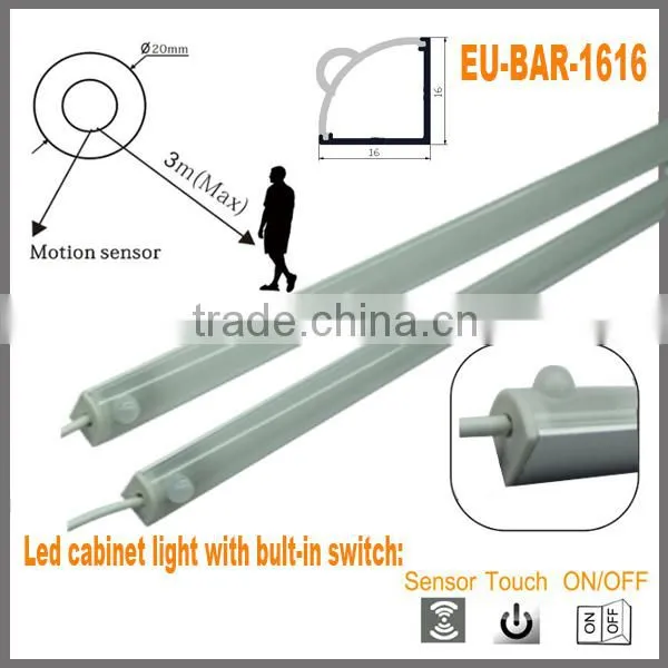 Diffuse PC Cover,ressessed in Installation,aluminum Profile 12-Inch Led Cabinet Light Use for Decrating photo-5