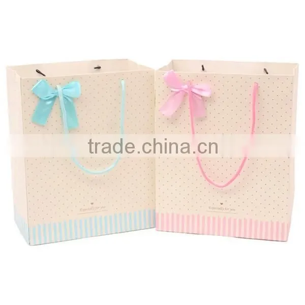 Sweet Light Color Paper Bag With Logo Print photo-5