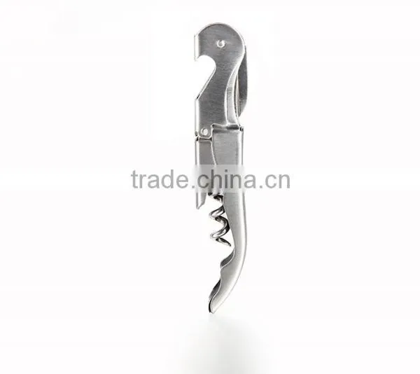 Bar Tools Wine Bottle Opener Wine Corkscrew Metal Stainless Steel Waiter's Wine Opener With Knife photo-2
