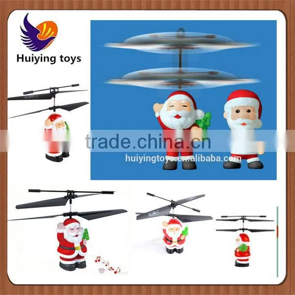 2015 Christmas Gift Flying Santa Claus,Christmas Toys,rc Helicopter With pc Control