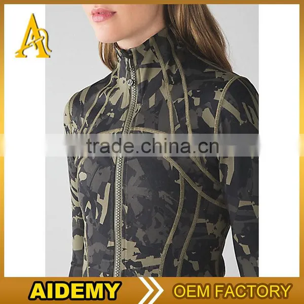 Wholesale Zipper Camouflage Hoodie Dri Fit Sweat Pants and Hoodies Women photo-4