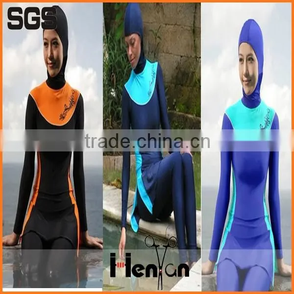 Wholesale Retail Custom Bikini Swimwear, Open Hot Sexy Girl Photo Muslim Women Swimwear Cro photo-5