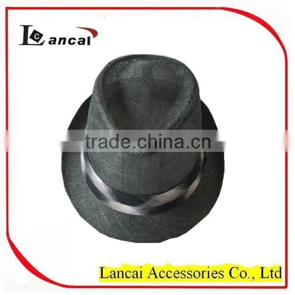 2016 Wholesale Ink Colour Straw Mens' Trilby photo-3