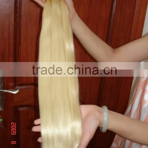 Human Hair / 613# Remy Human Hair-blond hair / Grade AAA