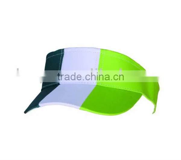 100% cotton sports golf sun visor cap