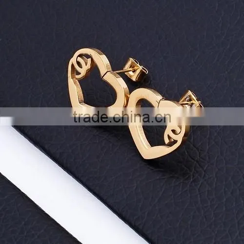 Fashion Big Crystal Stainless Steel Crystal Earring BE10161 photo-6