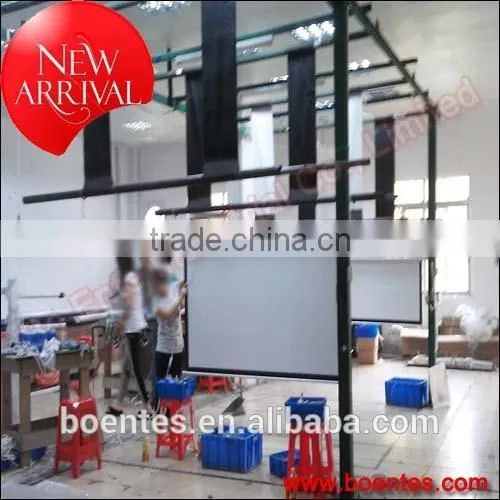 Matte White Ceiling&Wall Mount Projection Motorized Screen With Remote Control photo-6
