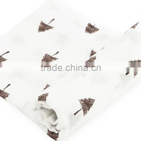 100% Cotton Baby Muslin Square Swaddle Blanket photo-6