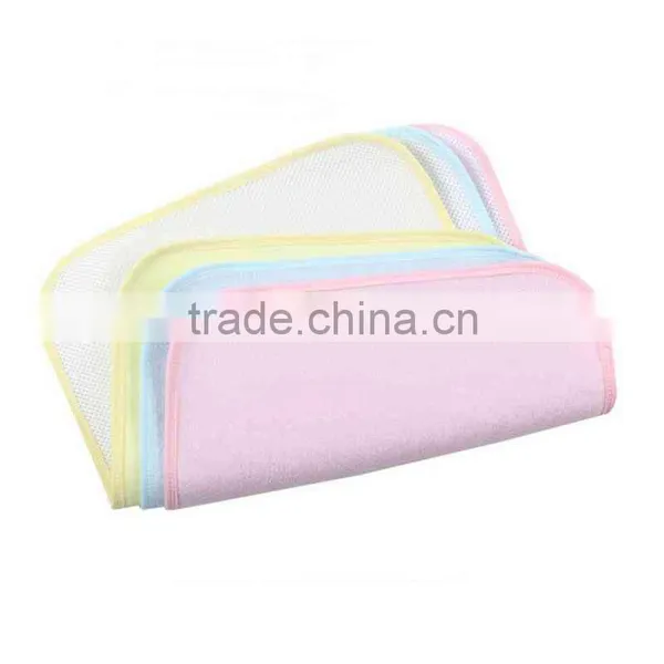 Pink Or Yellow Infant Waterproof Changing Pad Liner photo-3