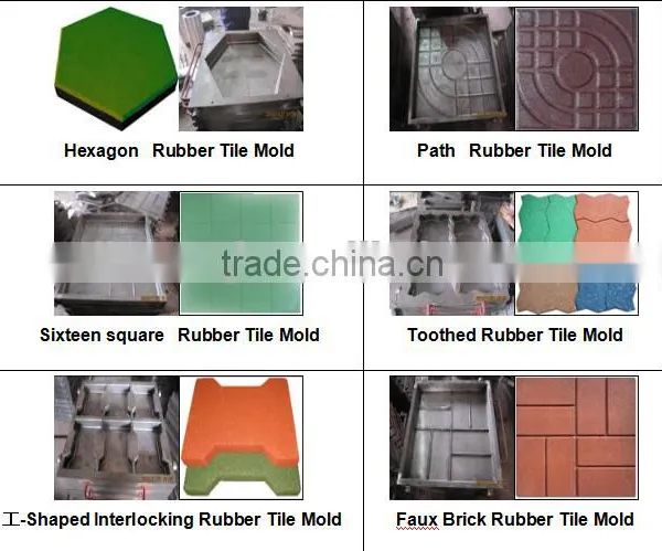 XLB-550*550*4 Rubber Floor Mat Making Machine / Rubber Flooring Tiles Vulcanizing Press photo-2