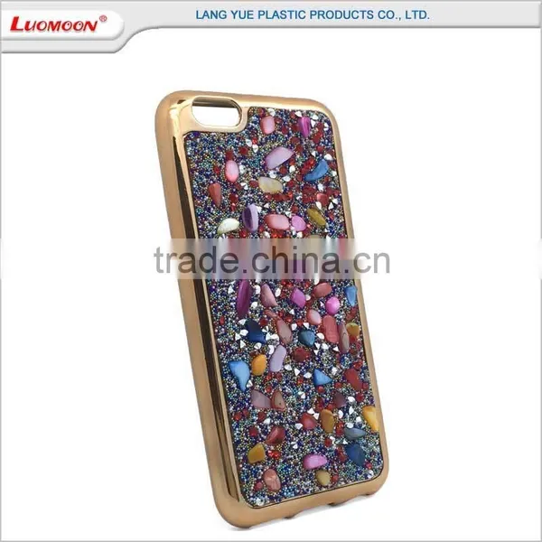 Electroplating Beautiful Stone and Diamond Funky Mobile Cell Phone Case for Oppo R7s R831k n1 photo-6