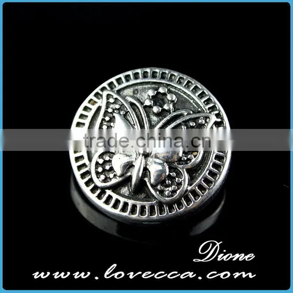Charms Fashion Crystal Rose Flower s Napbutton Charms Fit Bracelet photo-6