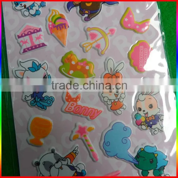 Rabbits Puffy Stickers Lovely for Kids photo-2