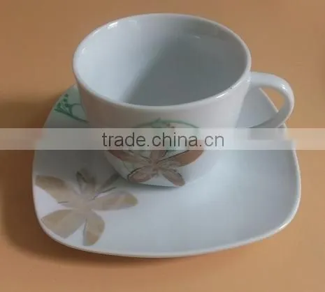 Elegance Porcelain Ceramic Square Dinner Sets Porcelain Tableware Dinnersets With Nice Flower Crockery Items Dinnerware Sets photo-2