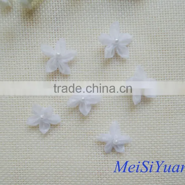 Wholesale Mini Organza Ribbon Flower for Wedding
