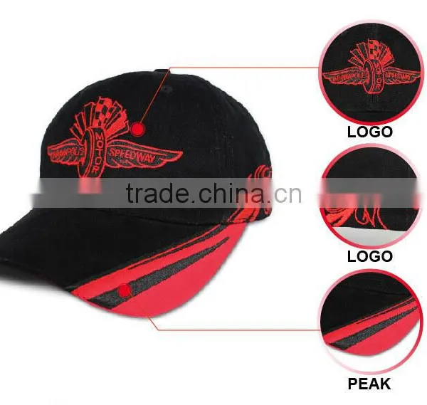 High Quality Twill Cotton Custom Embroidery Promotional 6 Panel Baseball Cap Wholesale photo-4