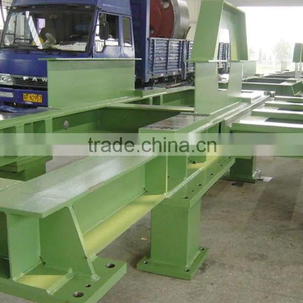 large structural steel fabrication for construction machine parts