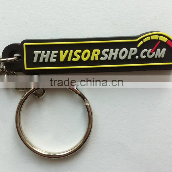 3d Pvc Rubber Word Keychain photo-2