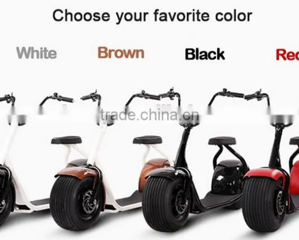 2016 Fashion Harley Electric Citycoco With Big Motorcycle Wheel photo-2