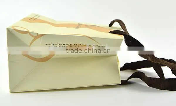 Custom Logo Printed Brown Craft Gift Shopping Paper Bag Wholesale photo-2