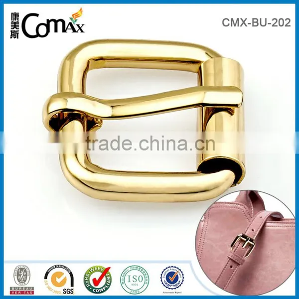 Gold Metal Roller Pin Buckle For Handbag photo-3