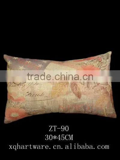 Custom Printing Accept Nature Linen Material Car Seat Cushion photo-6