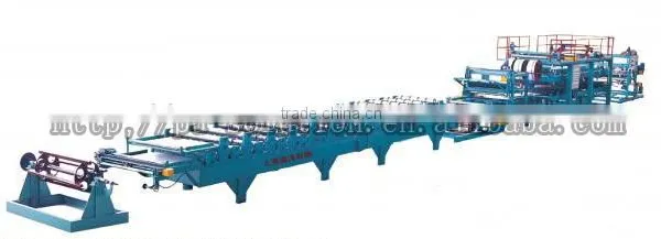 Corrugated Iron Roofing Sheet Continuous PU Sandwich Panel Making Machine/PU Sandwich Panel Machinery photo-2