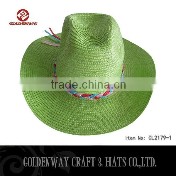 Promotional Green Cowboy Hat for Selling photo-2