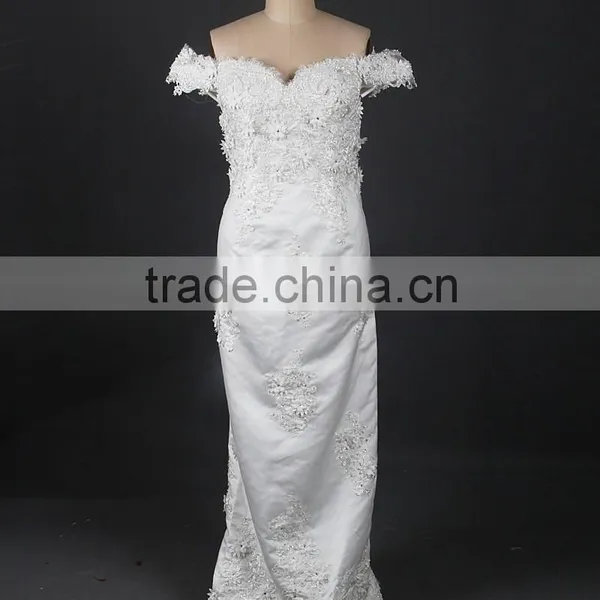 RSW876 Removable Tulle Overskirt Wedding Dresses 2015 China For Fat Woman In Dubai With Detachable Train photo-2
